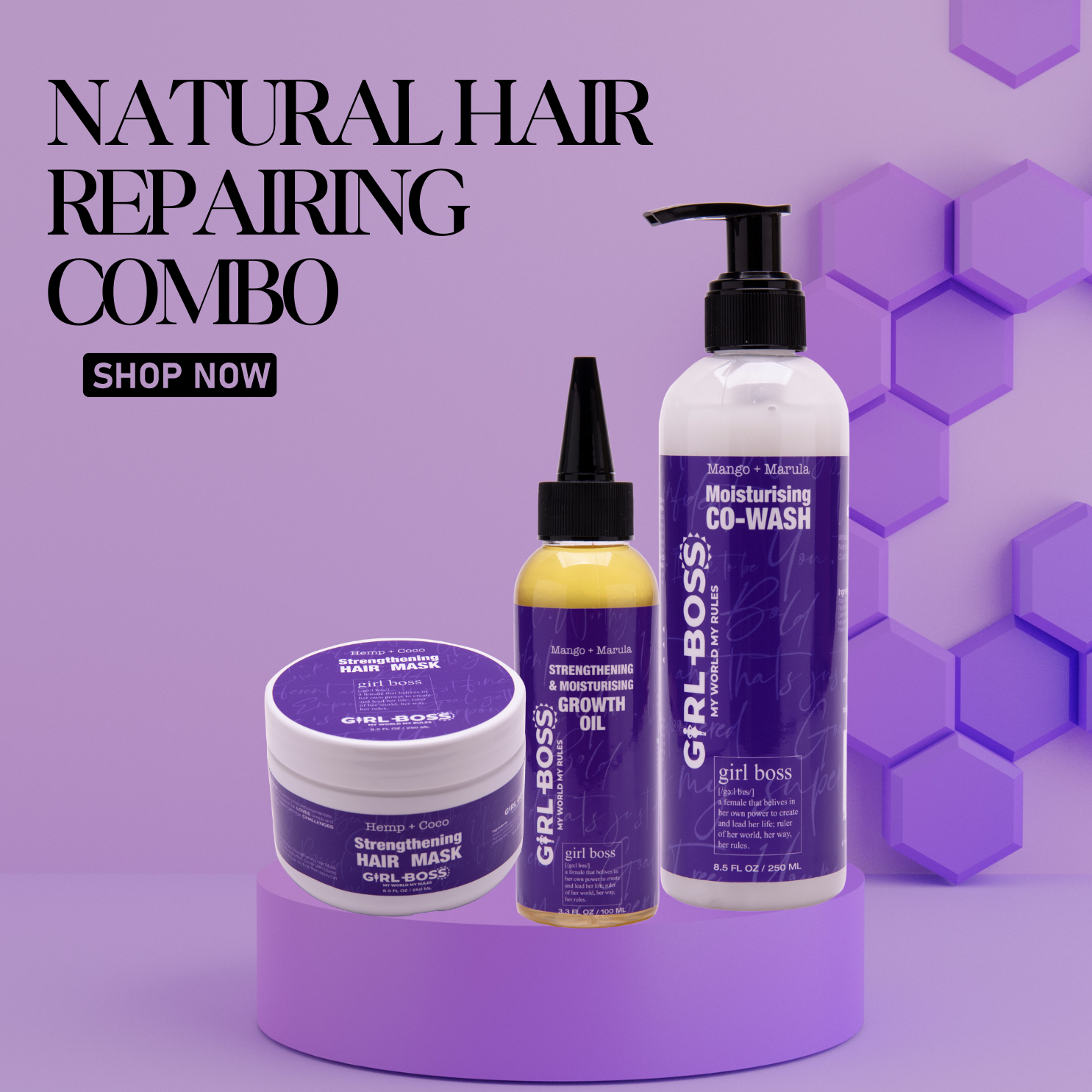 Natural Hair Repairing Combo