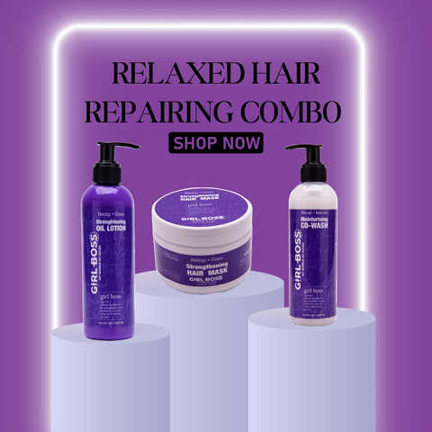 Relaxed Hair Repairing Combo